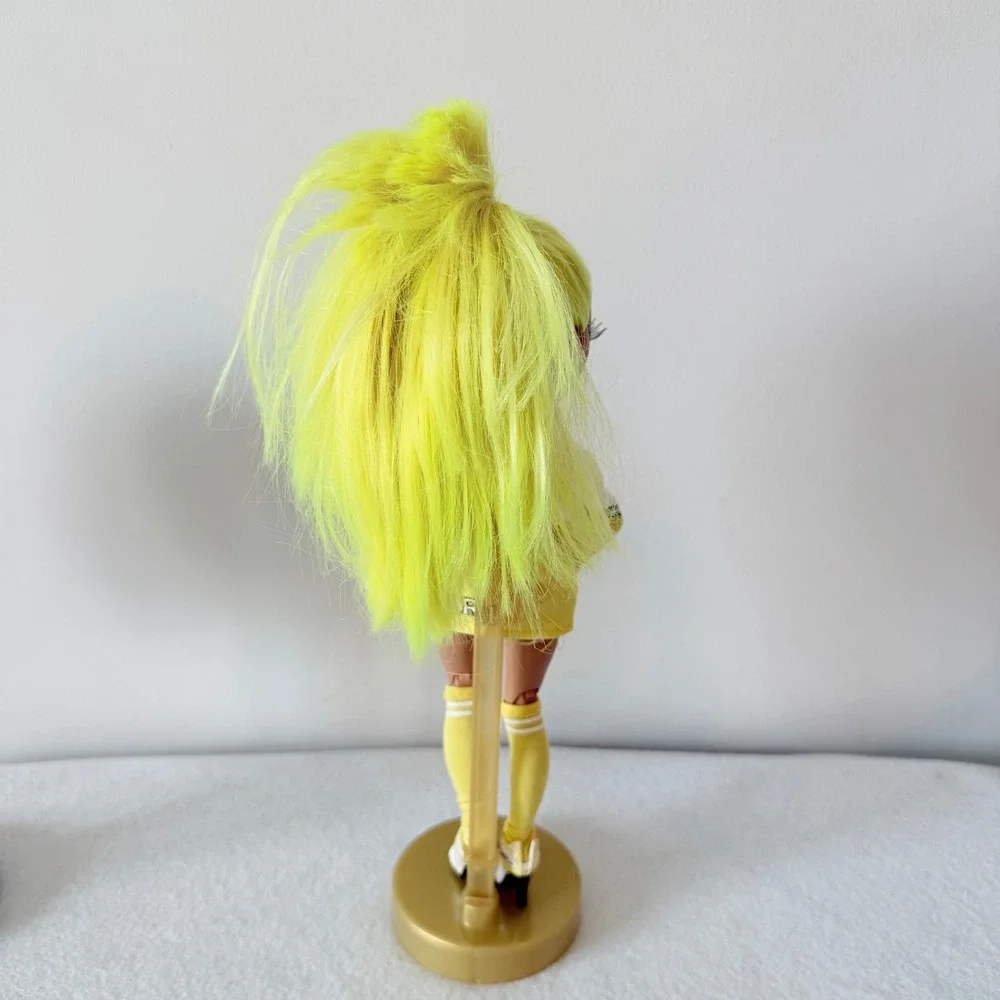 Rainbow High Dolls Lot 7 w Stands Mixed Sizes 10in‎ 11in MGA Bundle